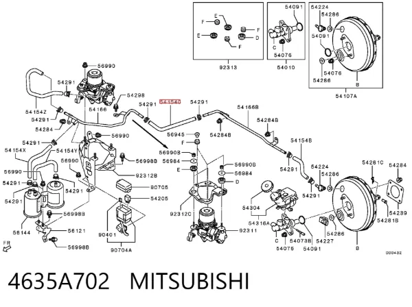  4635A702 Mitsubishi