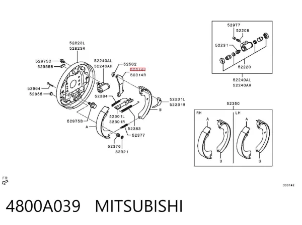  4800A039 Mitsubishi