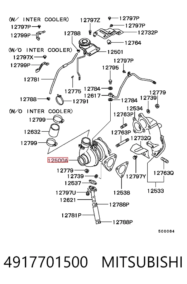 Turbina 4917701500 Mitsubishi