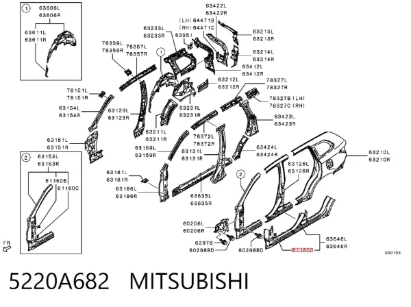  5220A682 Mitsubishi