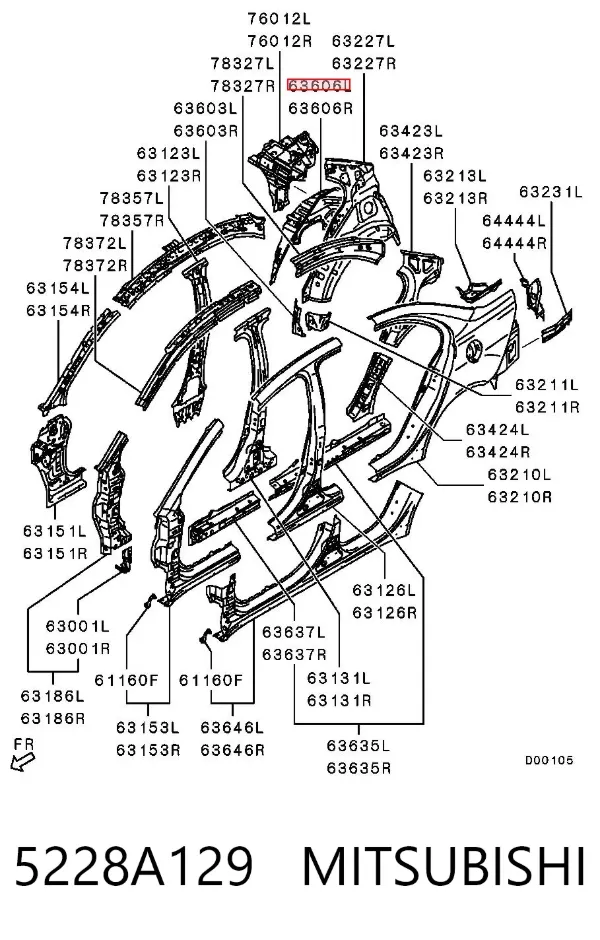  5228A129 Mitsubishi