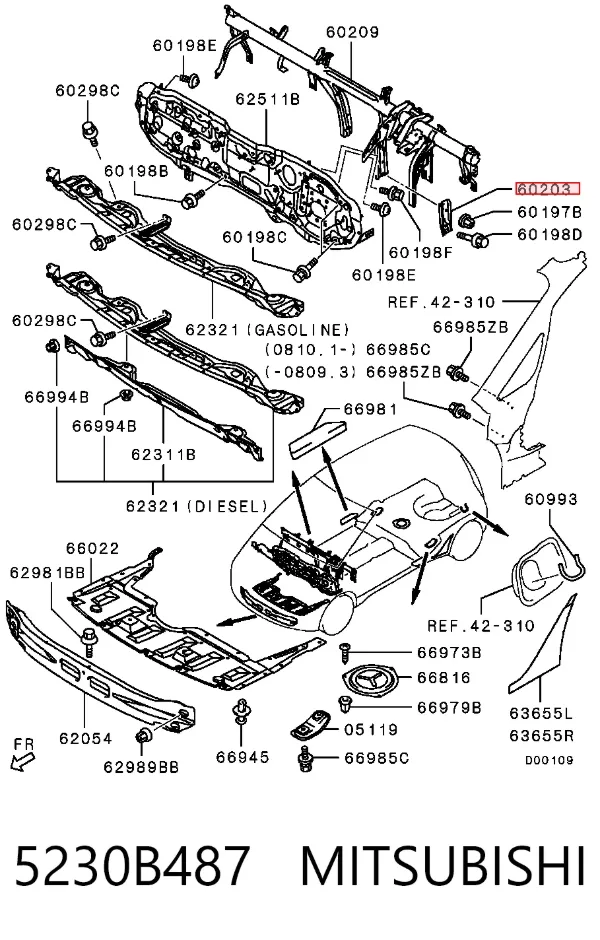  5230B487 Mitsubishi