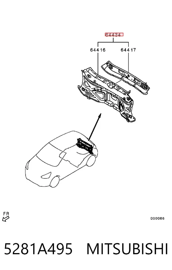  5281A495 Mitsubishi