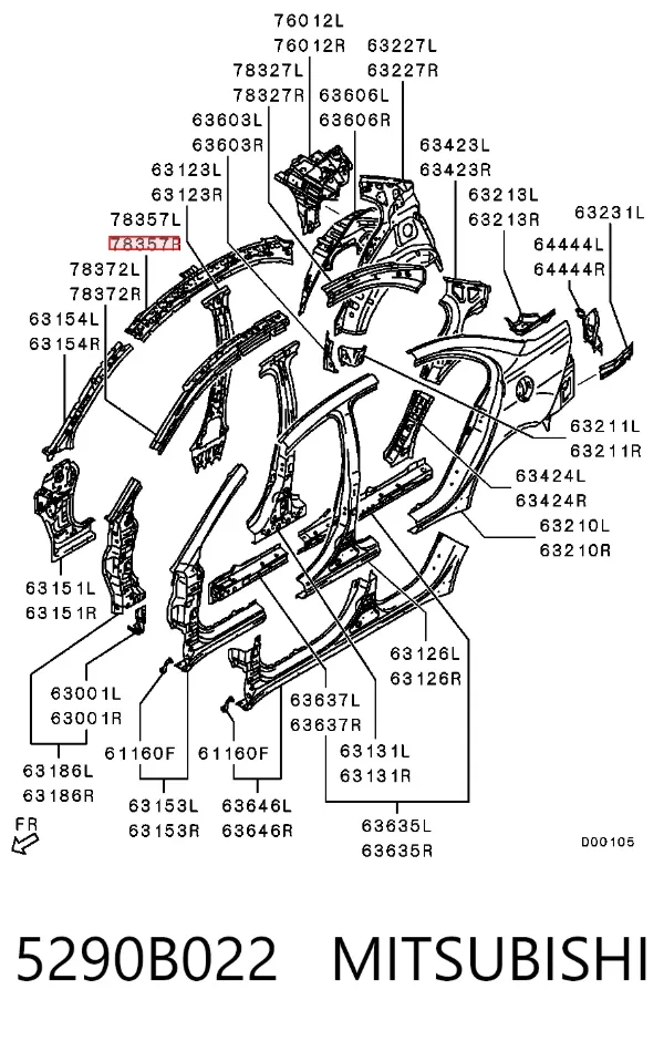  5290B022 Mitsubishi