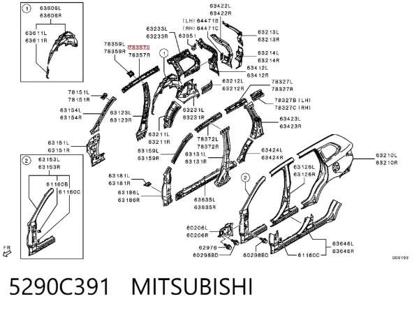  5290C391 Mitsubishi