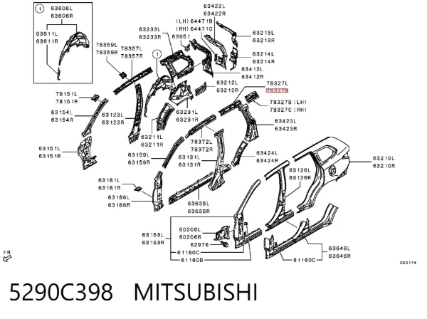  5290C398 Mitsubishi
