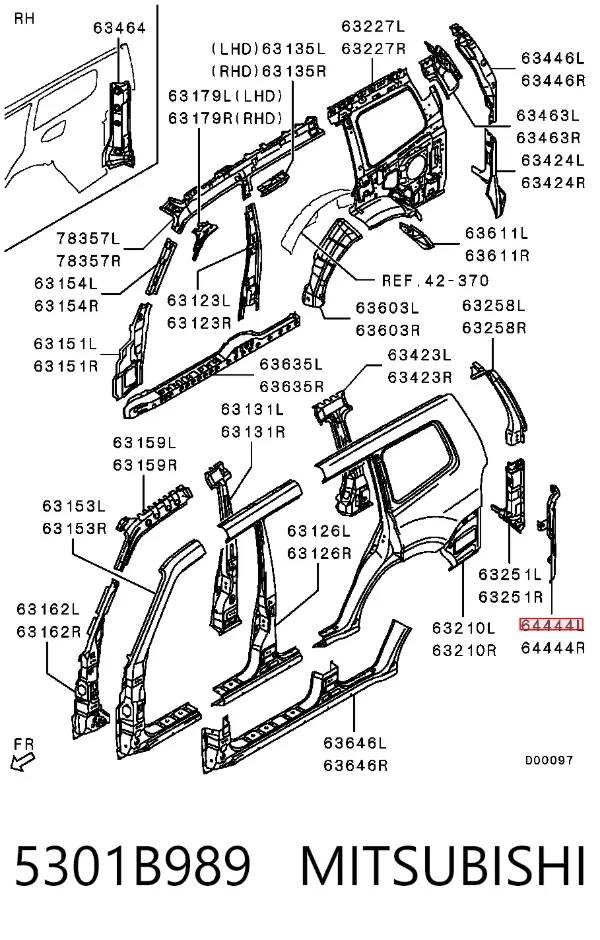  5301B989 Mitsubishi