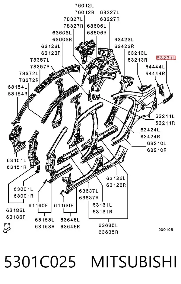  5301C025 Mitsubishi