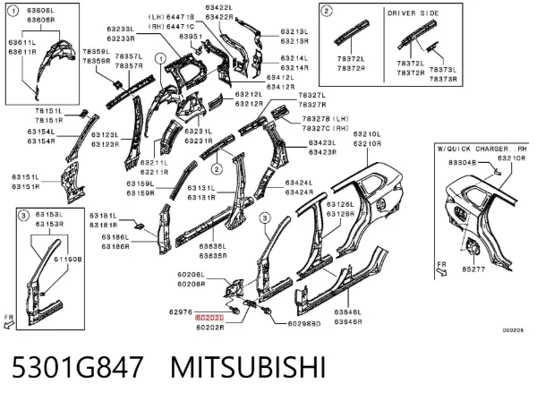  5301G847 Mitsubishi