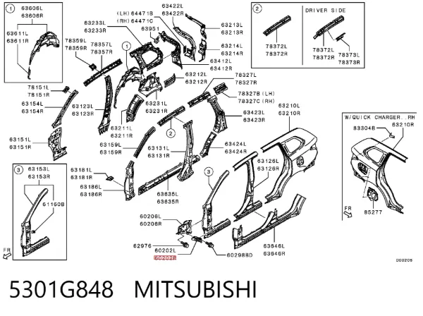  5301G848 Mitsubishi