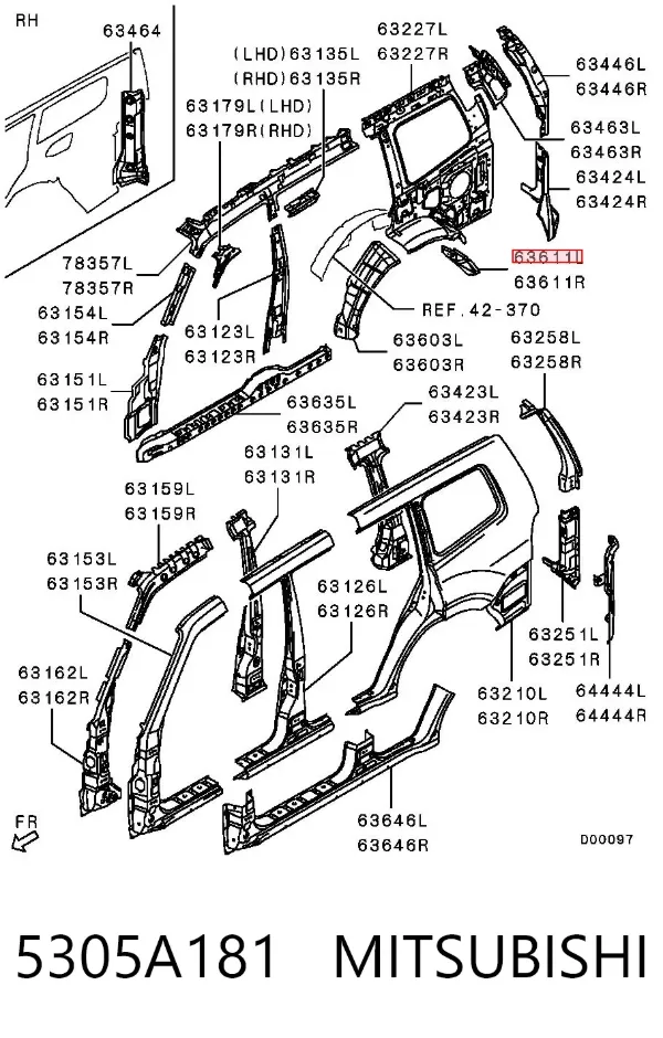 5305A181 Mitsubishi