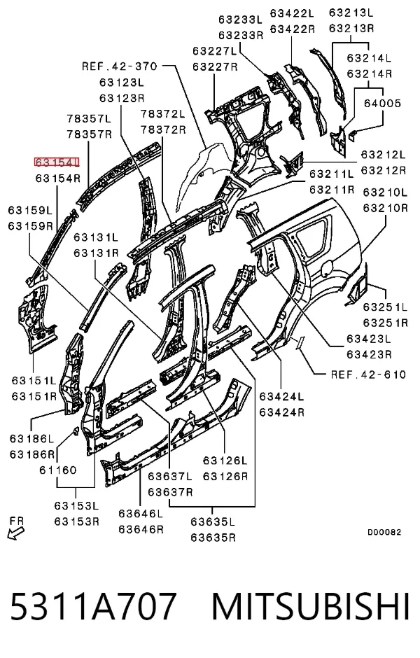  5311A707 Mitsubishi