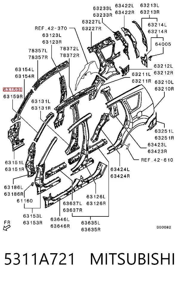  5311A721 Mitsubishi