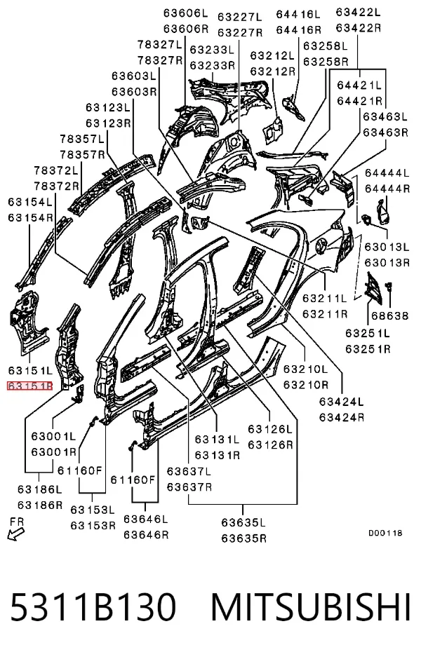 5311B130 Mitsubishi