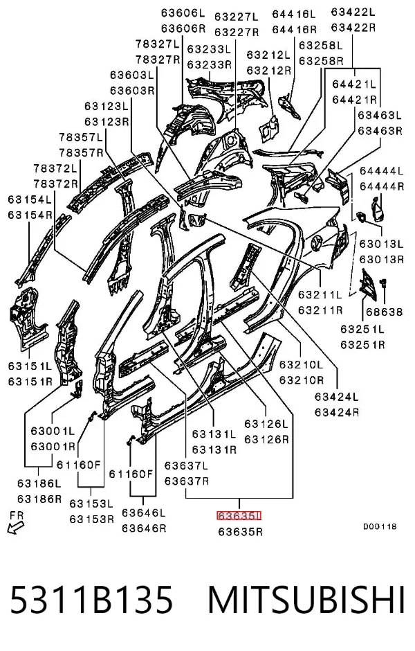  5311B135 Mitsubishi