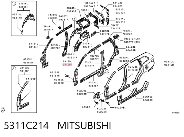  5311C214 Mitsubishi