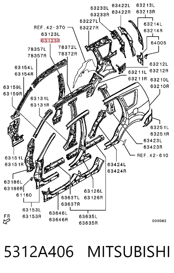  5312A406 Mitsubishi