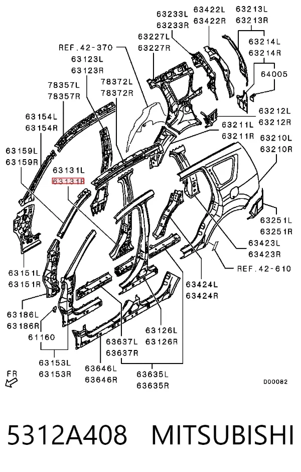  5312A408 Mitsubishi