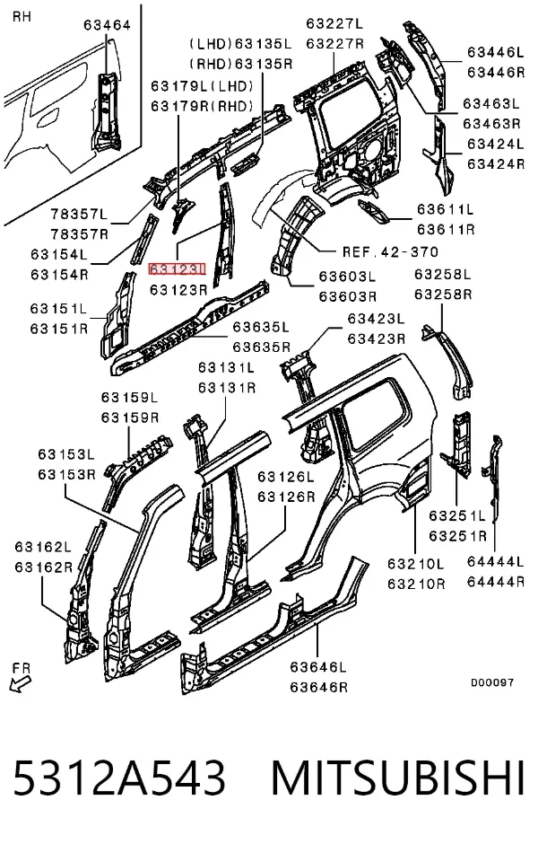  5312A543 Mitsubishi