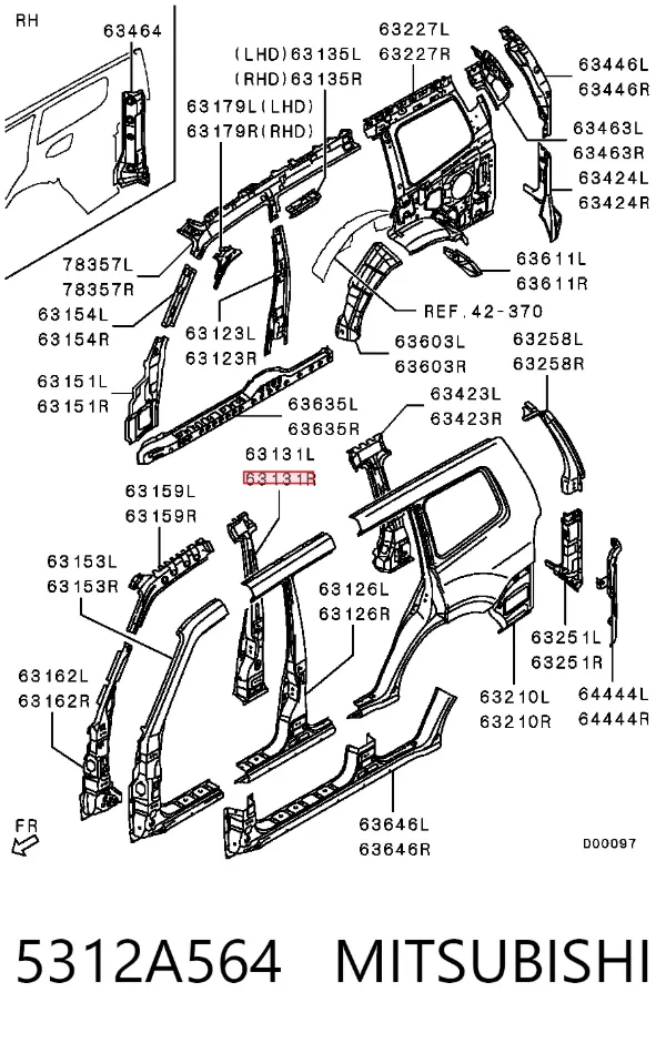  5312A564 Mitsubishi