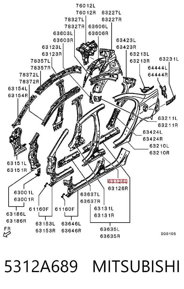  5312A689 Mitsubishi
