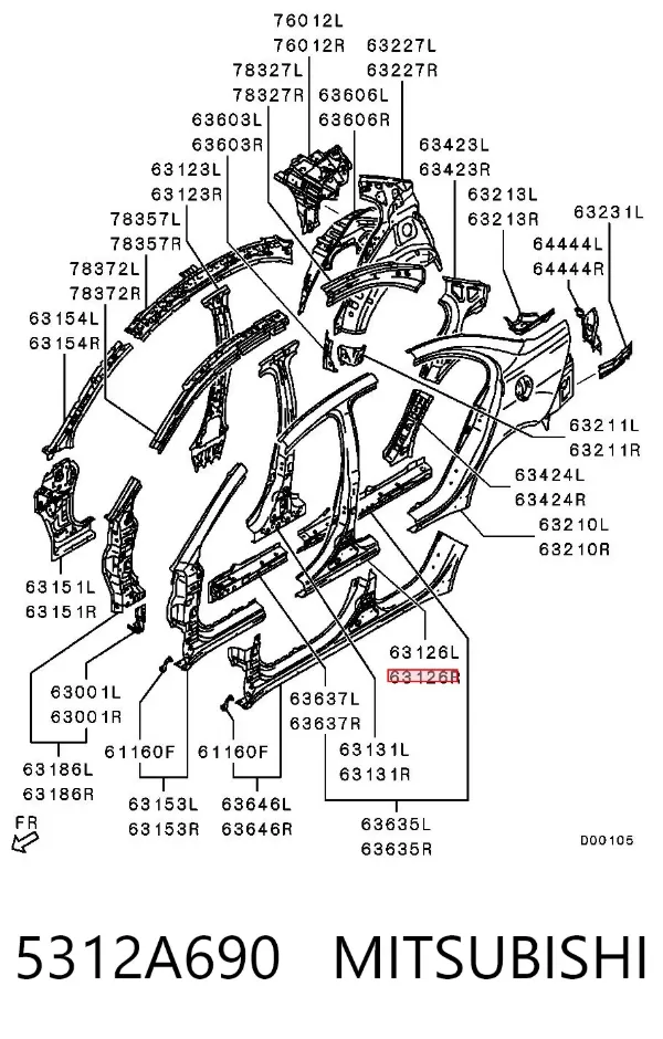  5312A690 Mitsubishi