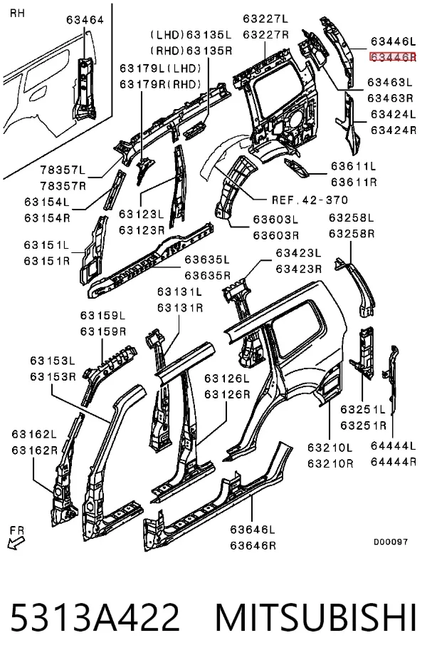  5313A422 Mitsubishi