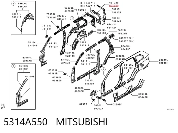  5314A550 Mitsubishi