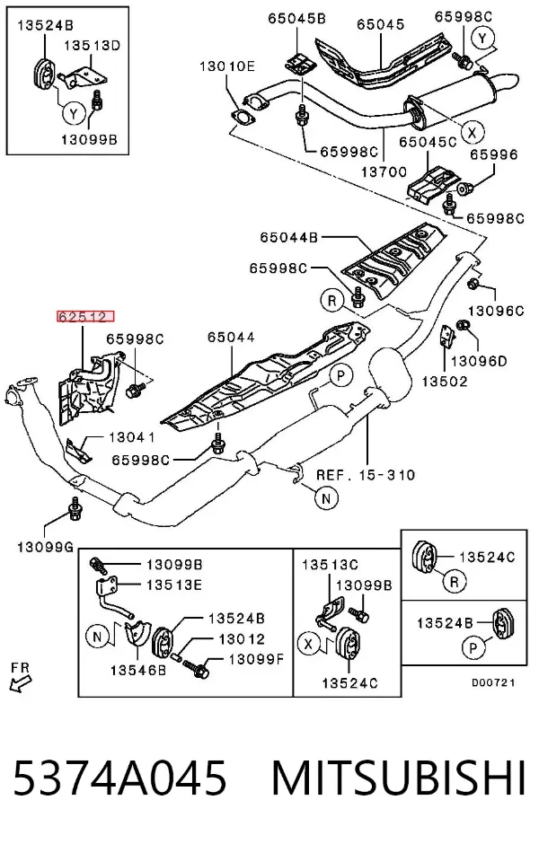  5374A045 Mitsubishi