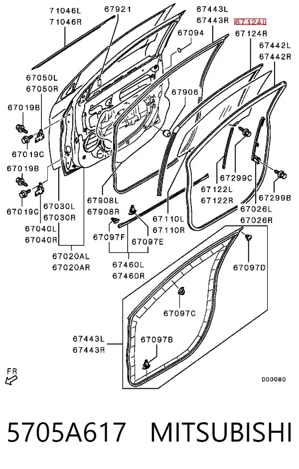 5705A617 Mitsubishi