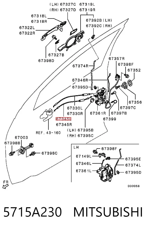  5715A230 Mitsubishi