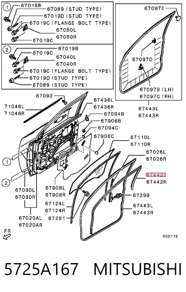  5725A167 Mitsubishi