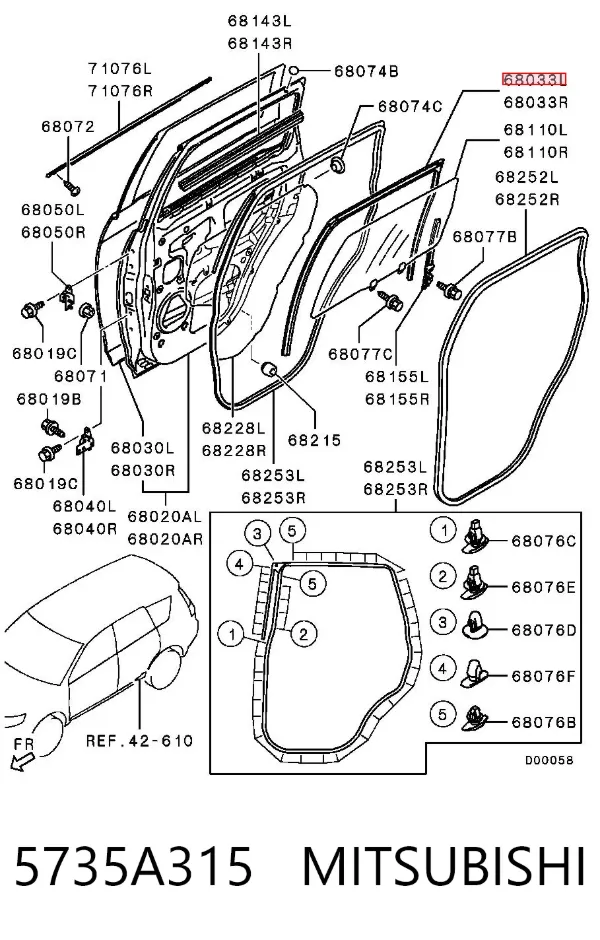  5735A315 Mitsubishi
