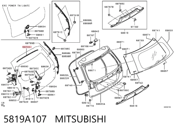  5819A107 Mitsubishi