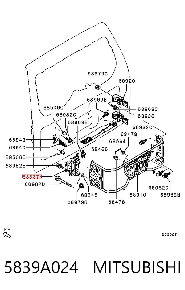  5839A024 Mitsubishi