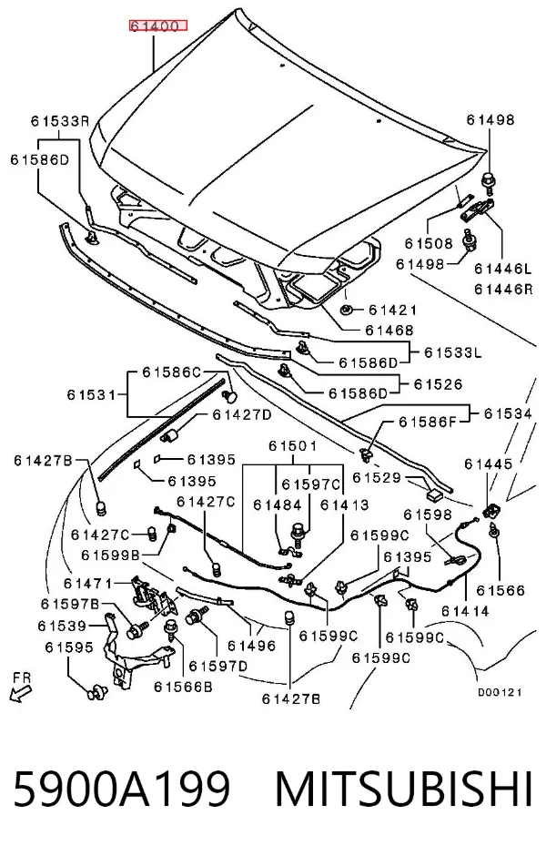 Capota 5900A199 Mitsubishi