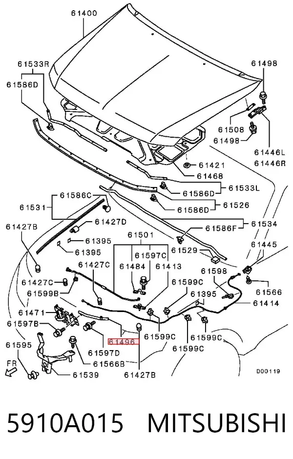  5910A015 Mitsubishi