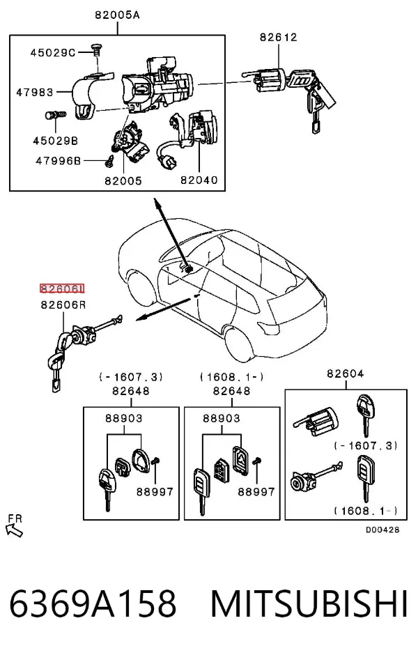  6369A158 Mitsubishi