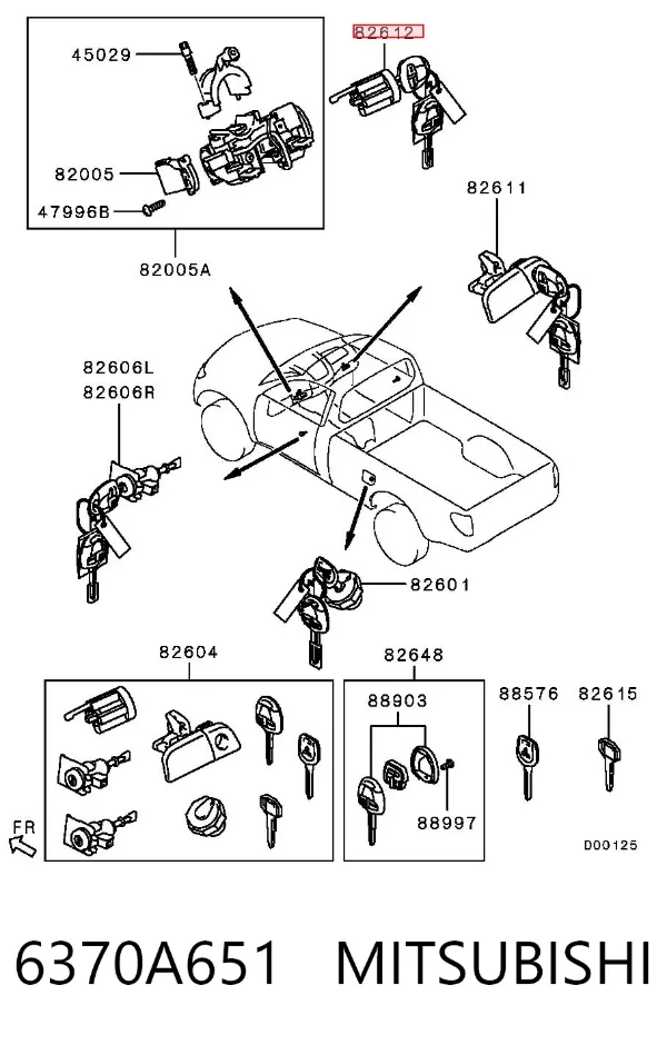  6370A651 Mitsubishi