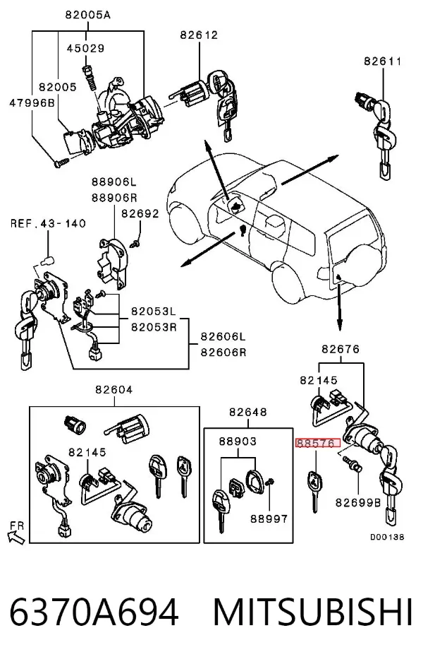  6370A694 Mitsubishi