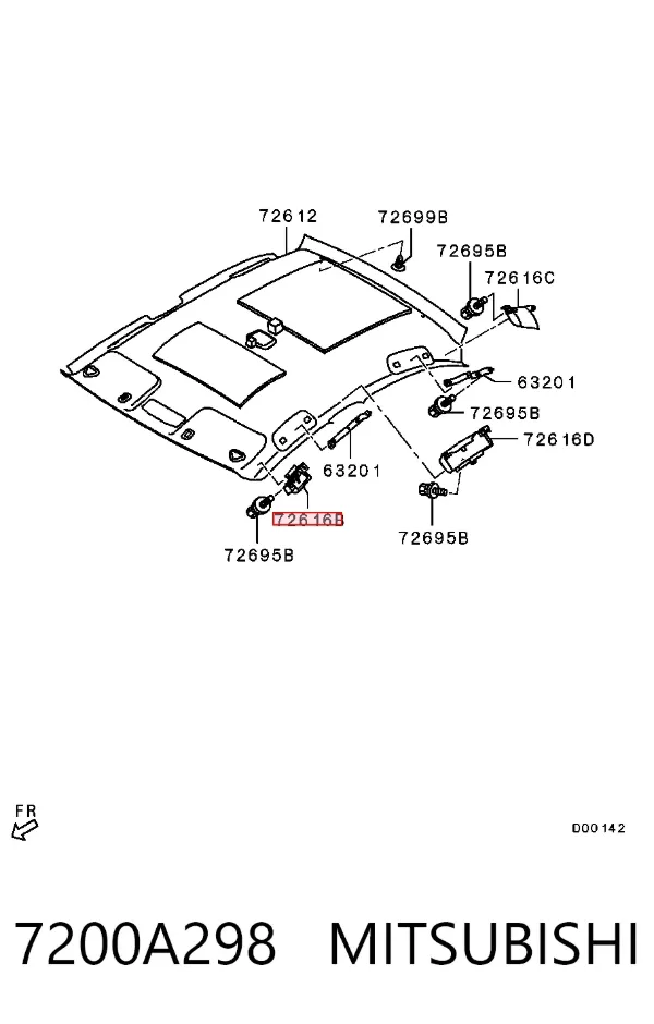  7200A298 Mitsubishi