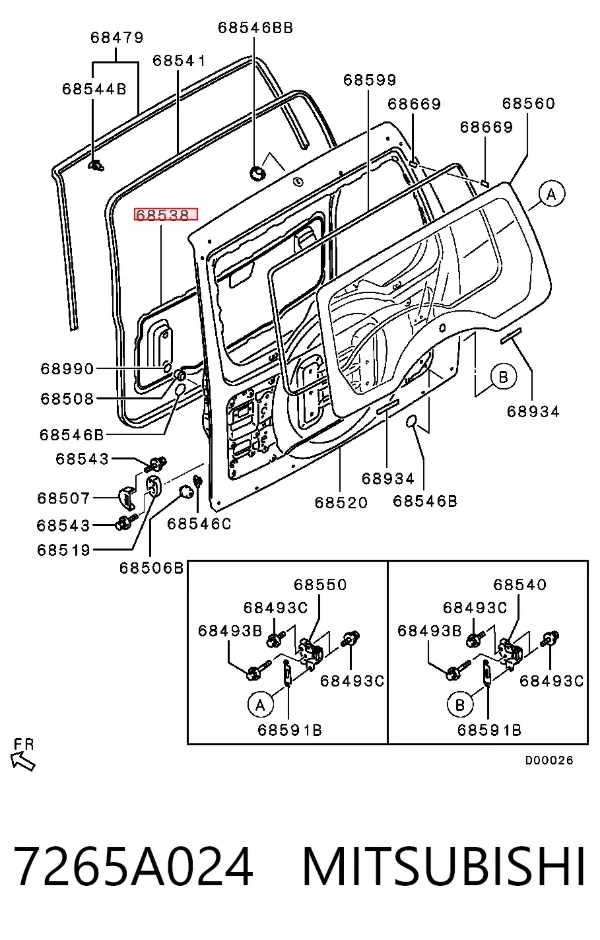 7265A024 Mitsubishi