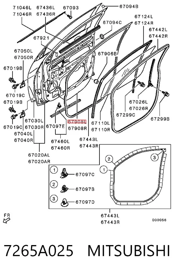  7265A025 Mitsubishi