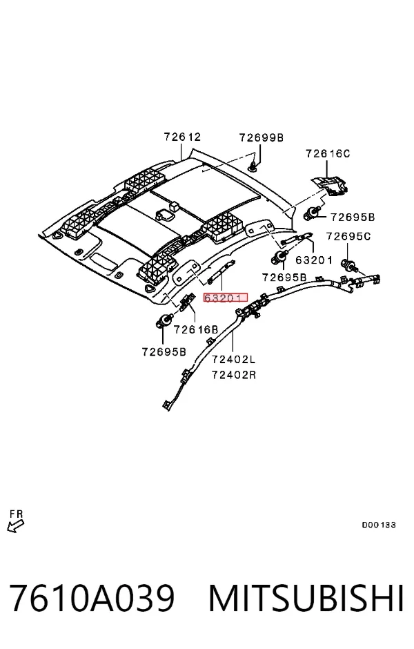  7610A039 Mitsubishi