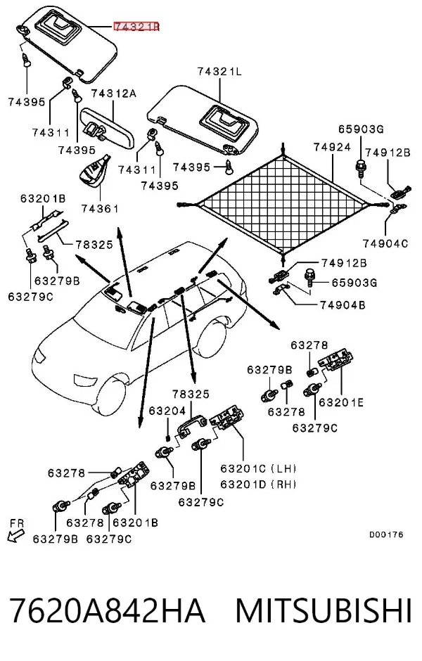  7620A842HA Mitsubishi