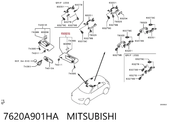  7620A901HA Mitsubishi