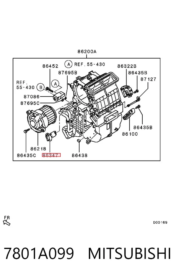  7801A099 Mitsubishi