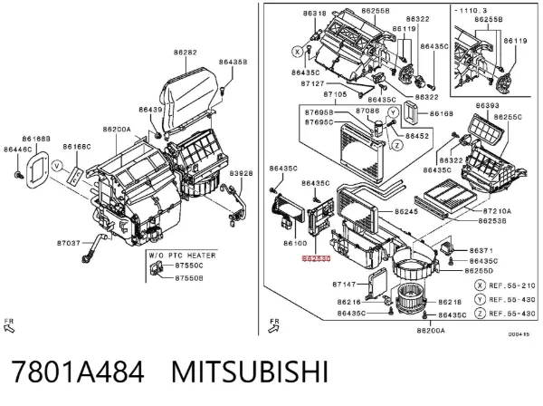  7801A484 Mitsubishi
