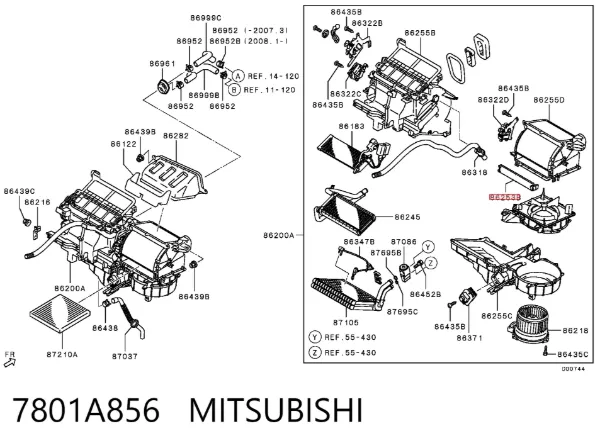  7801A856 Mitsubishi