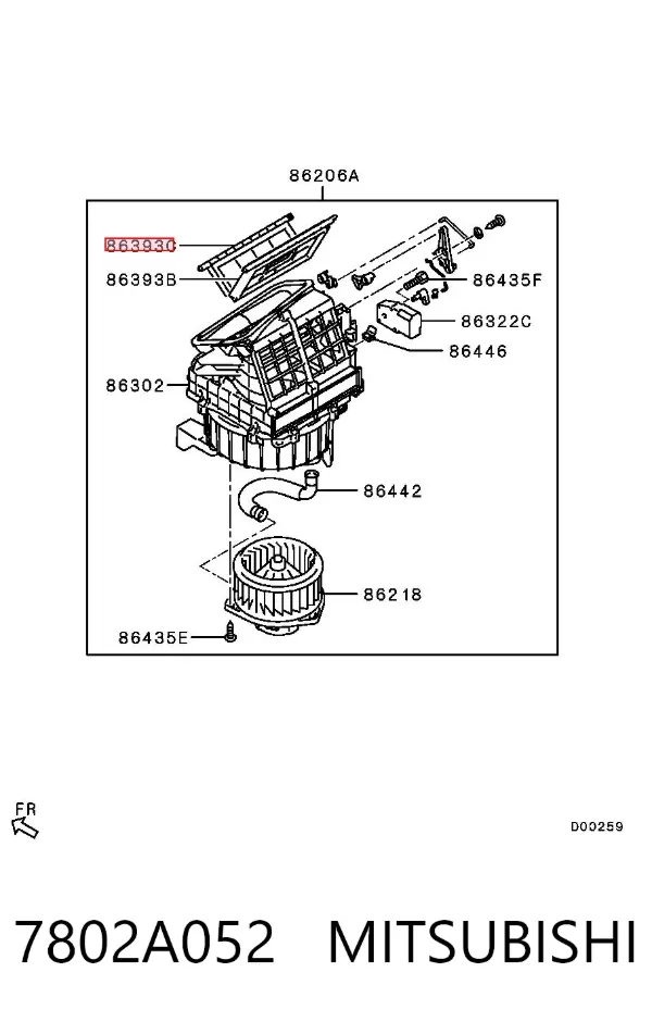  7802A052 Mitsubishi